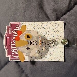Glitterific Dog Badge Reel Nee